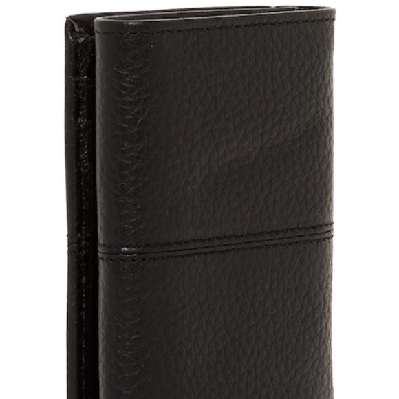 Cole Haan Other - 🔥SALE!🔥 Black Pebble Leather Trifold Wallet NEW!